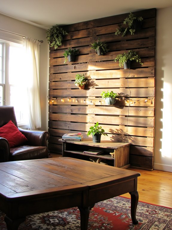 budget friendly pallet wall ideas