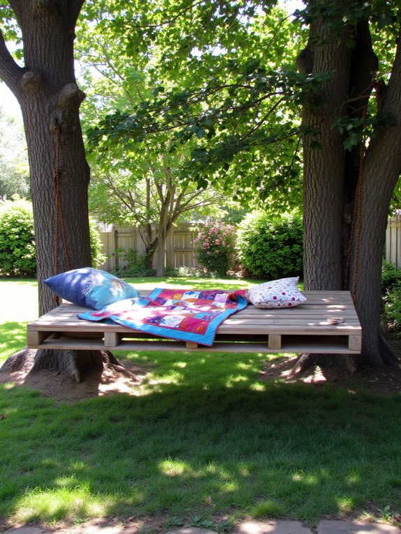 build a comfortable pallet hammock
