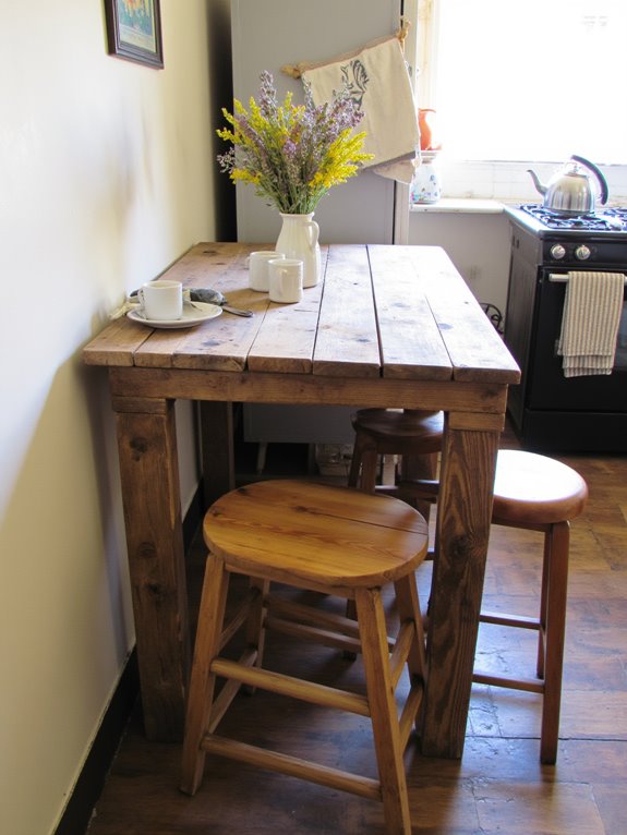 build stylish pallet breakfast bar
