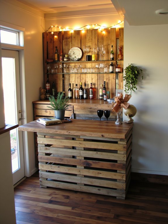 build your own pallet bar