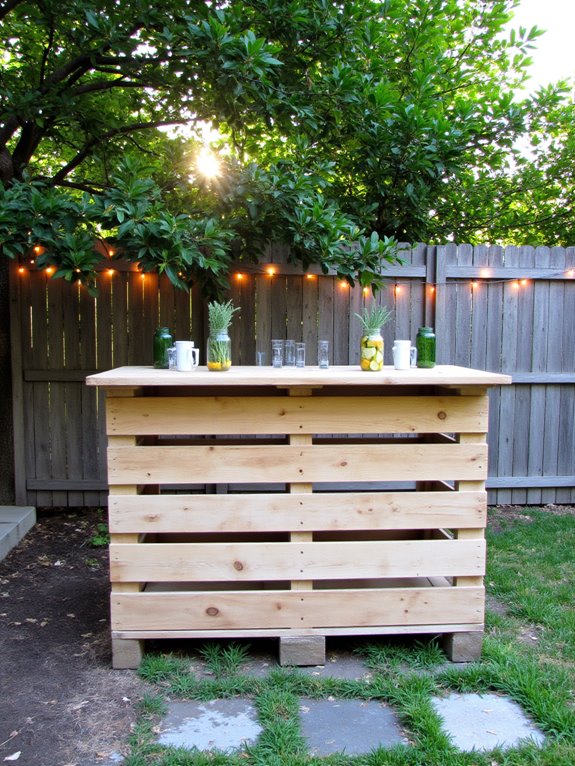 build your pallet bar