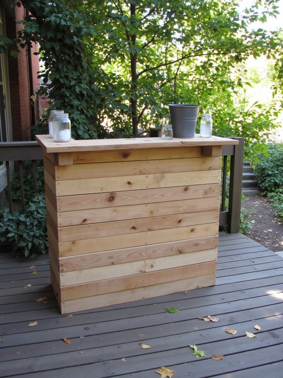 build your rustic pallet bar