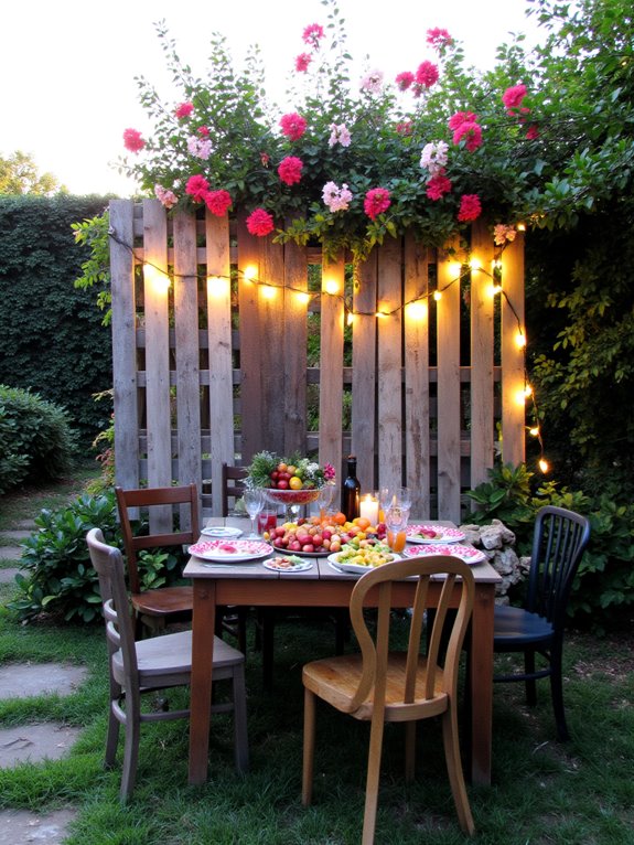 chic pallet backdrop ideas