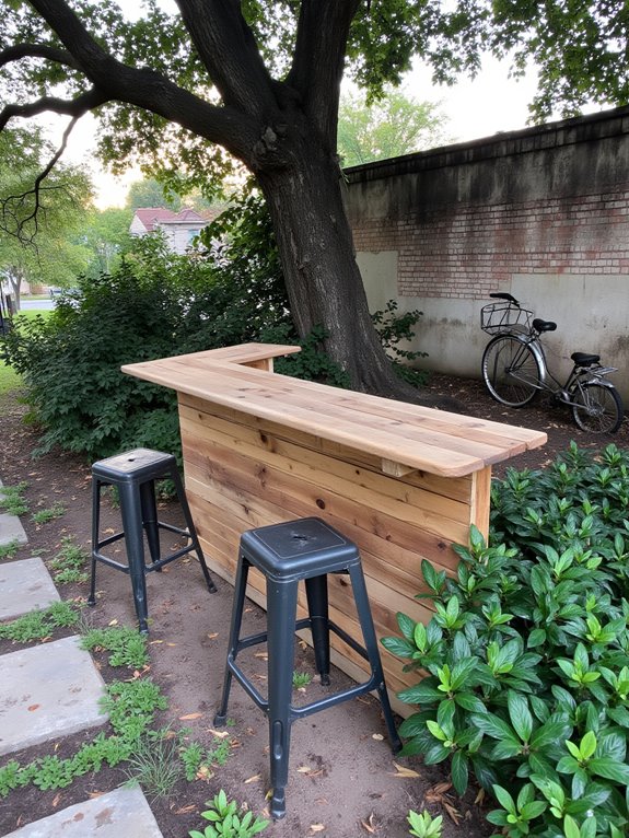 choose a level shaded location