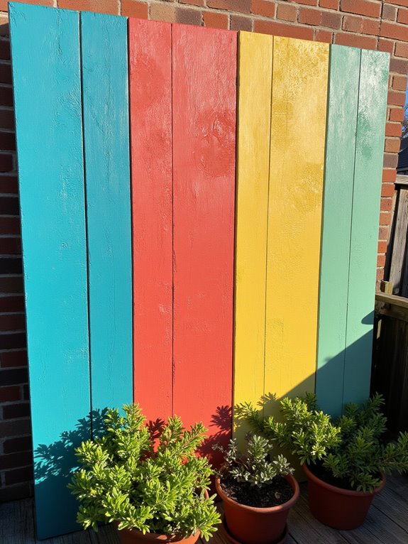 colorful backdrop enhances photos