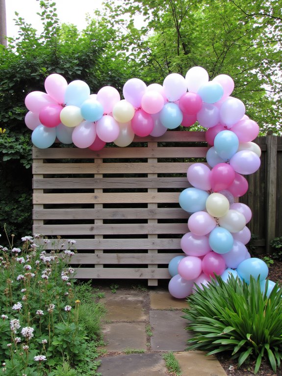 colorful balloon garlands elevate celebrations