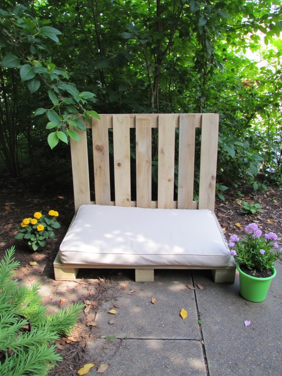 comfortable pallet pet bed