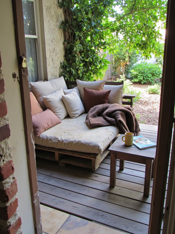 comfy pallet sofa creation