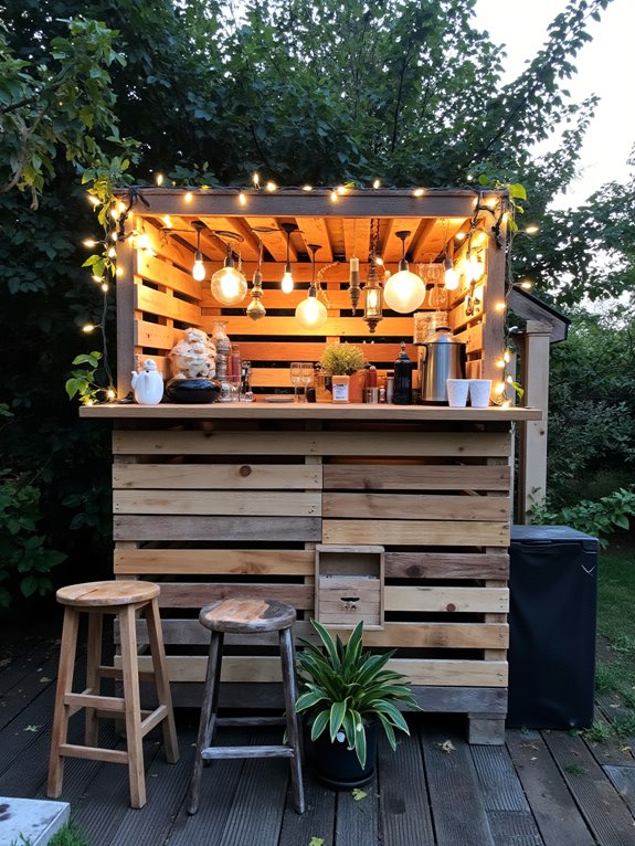 cozy ambiance with lighting