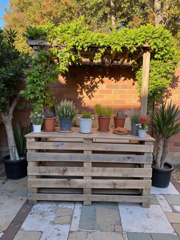 cozy outdoor gathering spot