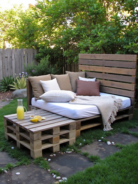 cozy outdoor relaxation spot