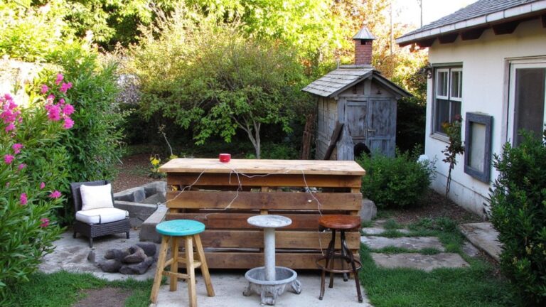 20 Cozy Backyard Pallet Bar Ideas For Small Yet Stylish Spaces cozy pallet bar ideas