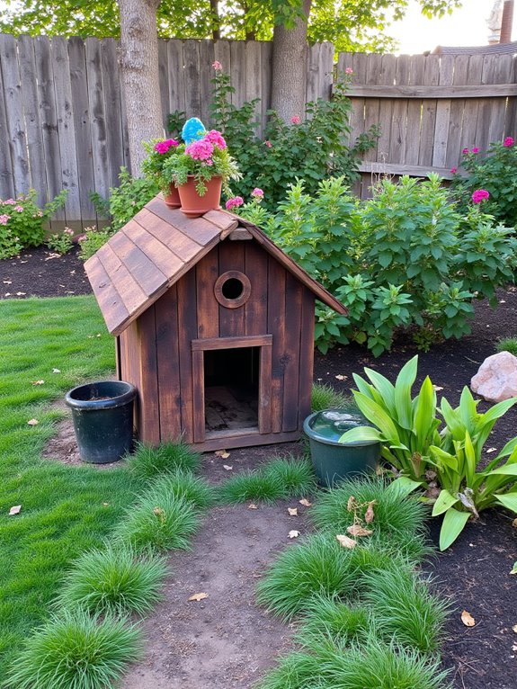 cozy pallet dog house