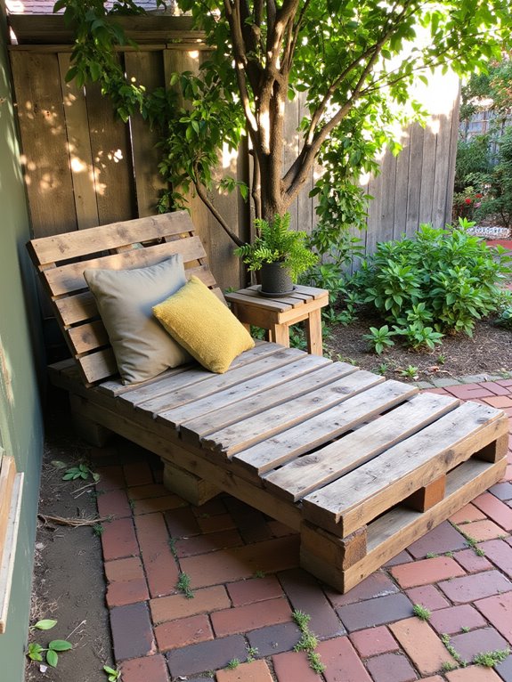 cozy pallet lounge chair