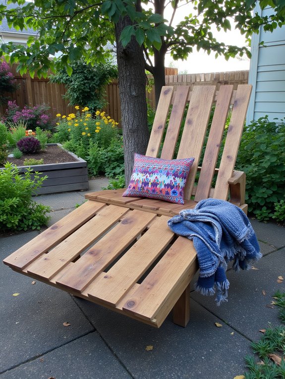 cozy pallet lounge chair