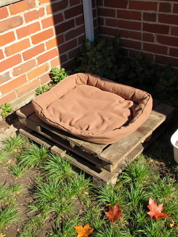 cozy pallet pet bed