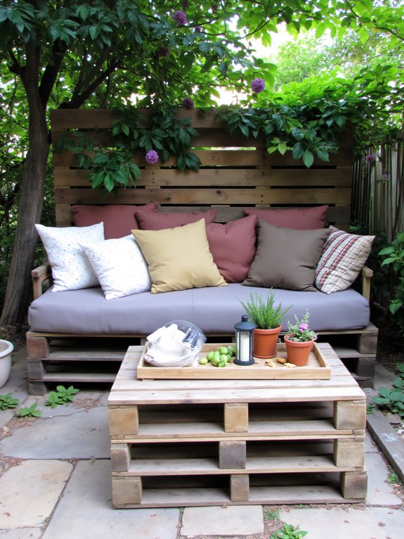 cozy pallet sofa gatherings