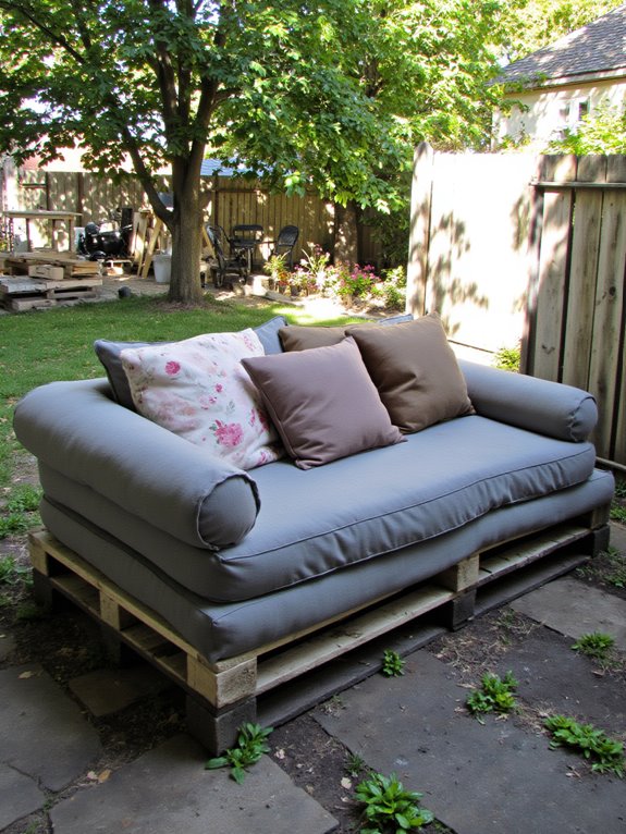 cozy pallet sofa project