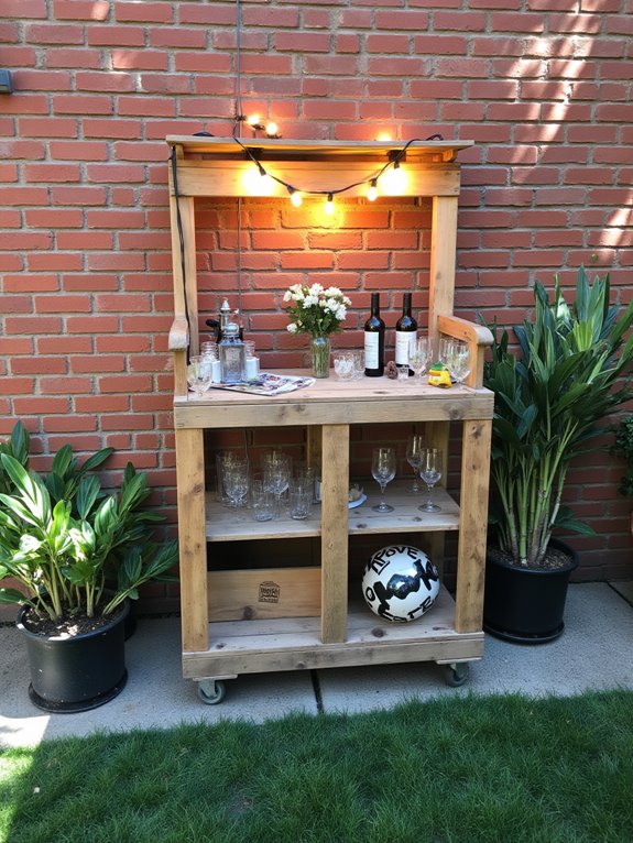 cozy string lights ambiance