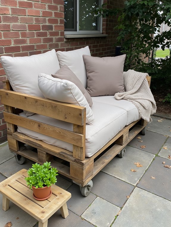 cozy stylish pallet sofas