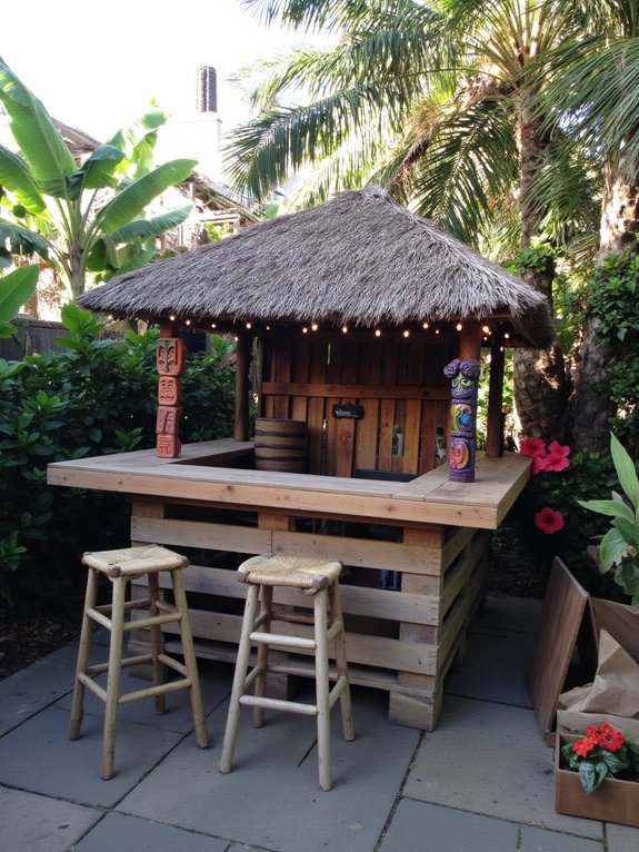 creative outdoor gathering spot