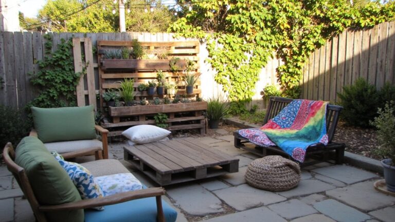 creative outdoor pallet projects