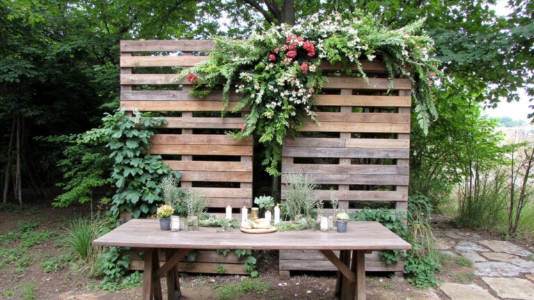 creative pallet backdrop designs