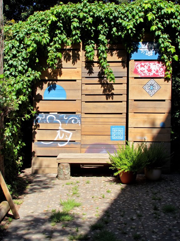 creative pallet backdrop ideas