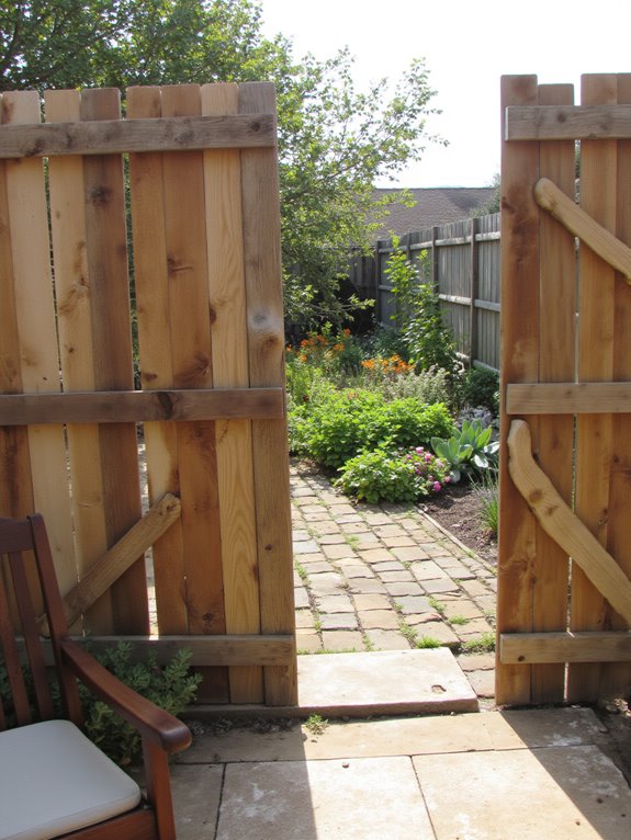 creative pallet fence design