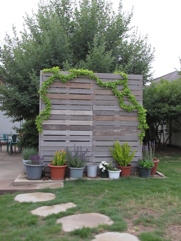 creative reclaimed pallet backdrops