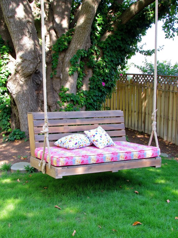 custom colorful pallet swing