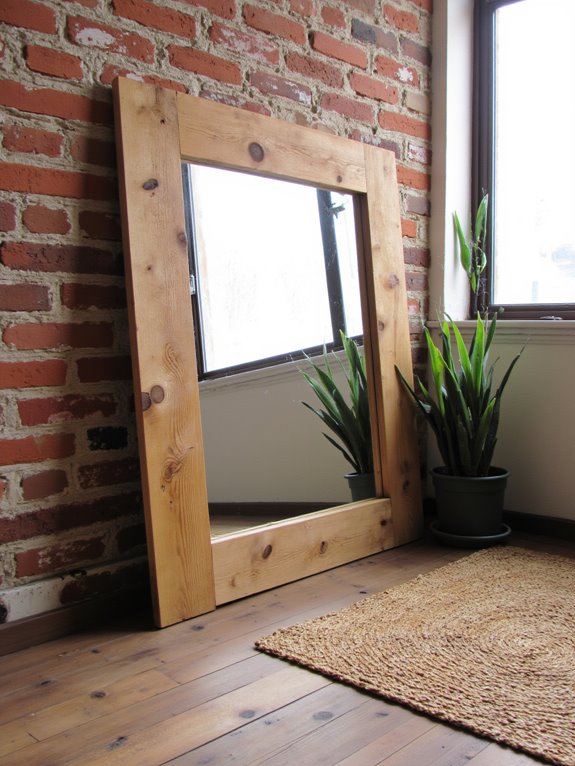 custom pallet mirror frame