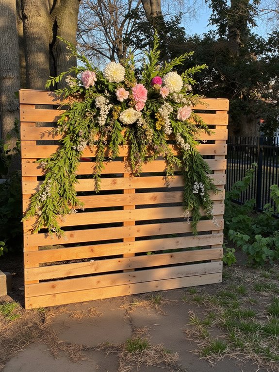 customized pallet backdrops celebration