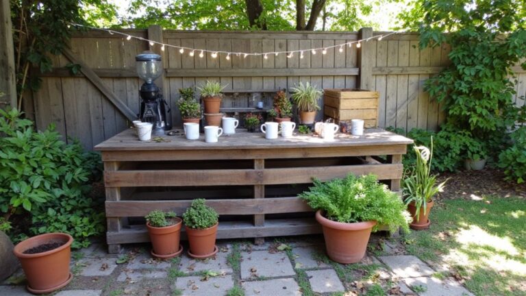 20 Elevated Pallet Coffee Bar DIY Ideas You Will Want To Copy diy elevated pallet coffee bars