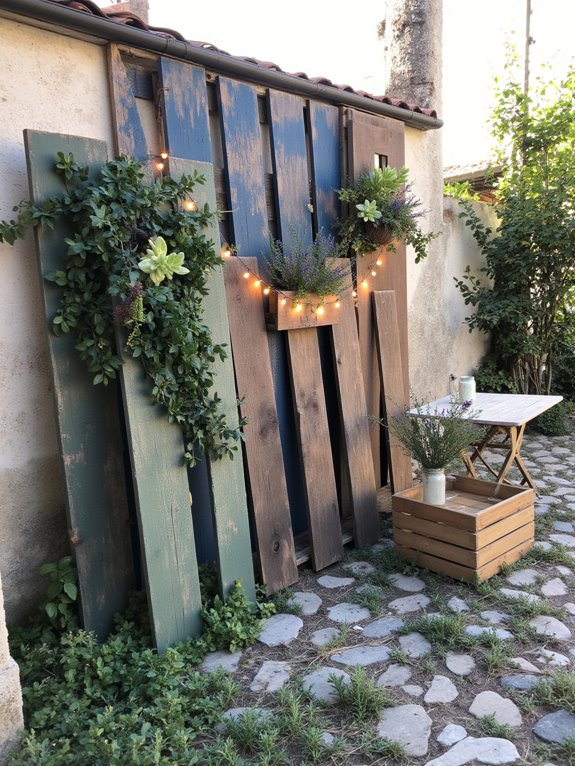 eco friendly wood pallet decor