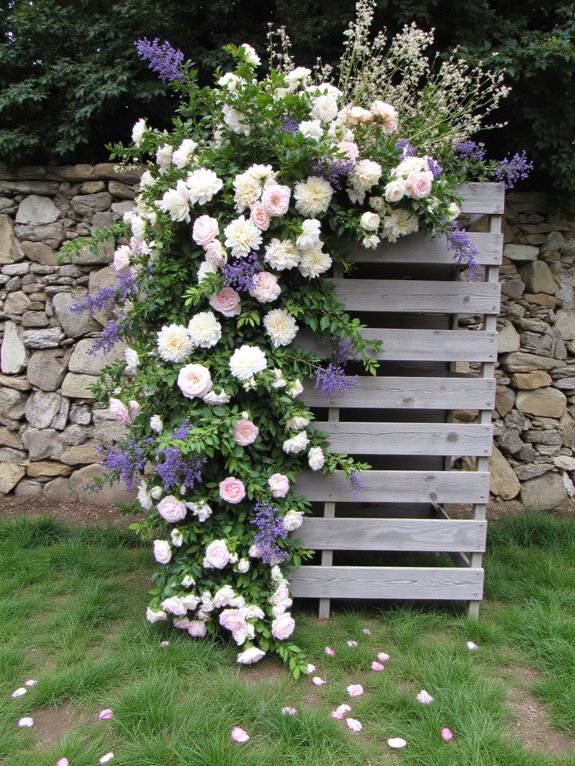 enchanting floral romance ambiance