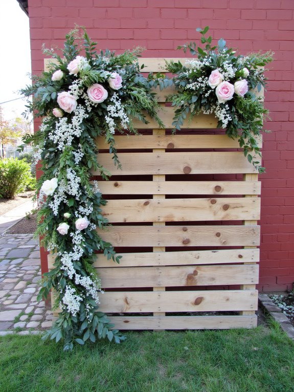 floral accents for romance