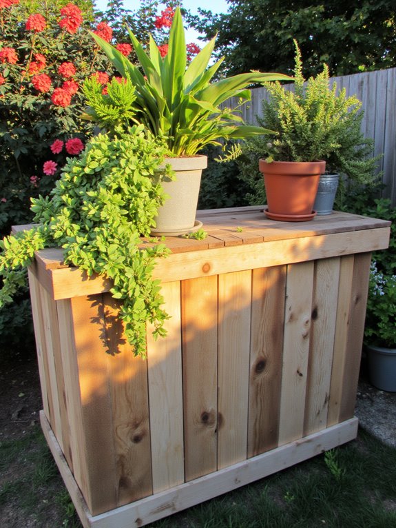 fresh plants enhance atmosphere