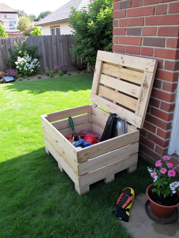 functional rustic storage solution