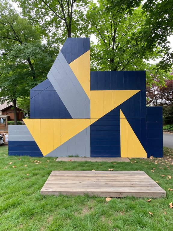 geometric designs enhance elegance