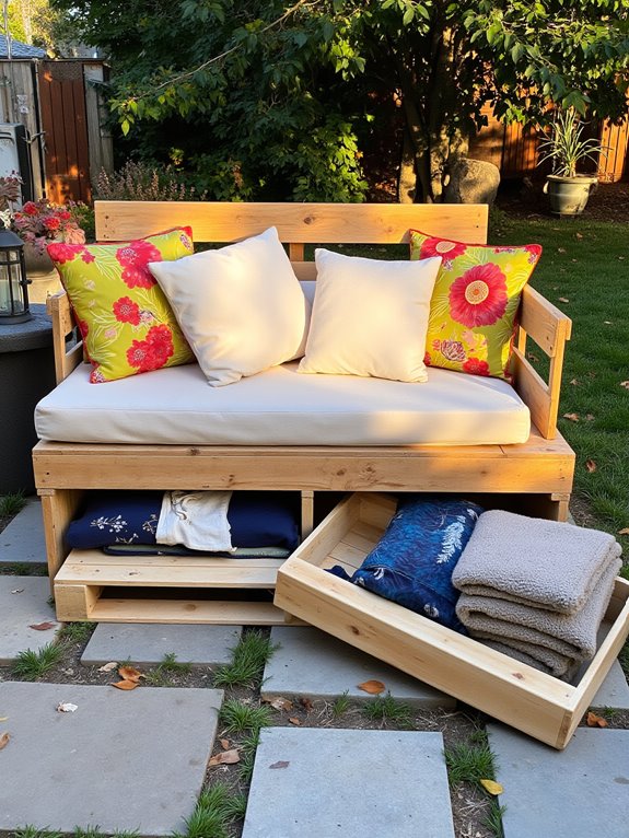 hidden storage in couch