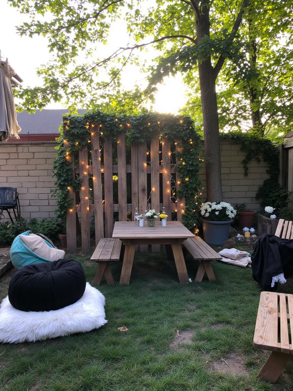 magical ambiance with lights