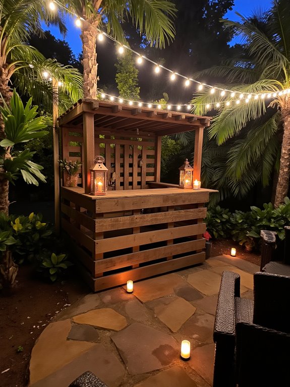 magical evening lighting ambiance