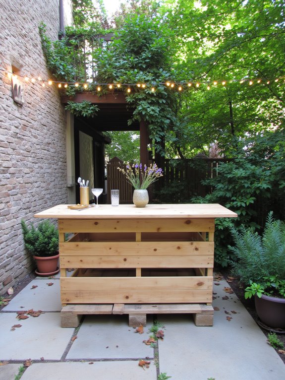 maintain your outdoor bar