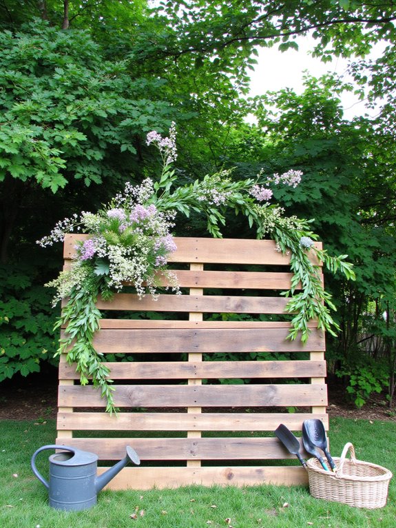 maintain your pallet backdrop