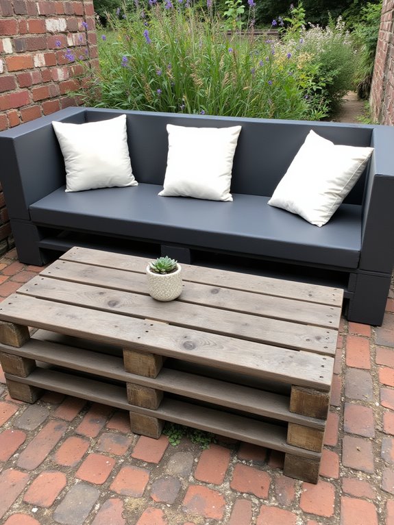 modern minimalist pallet sofas