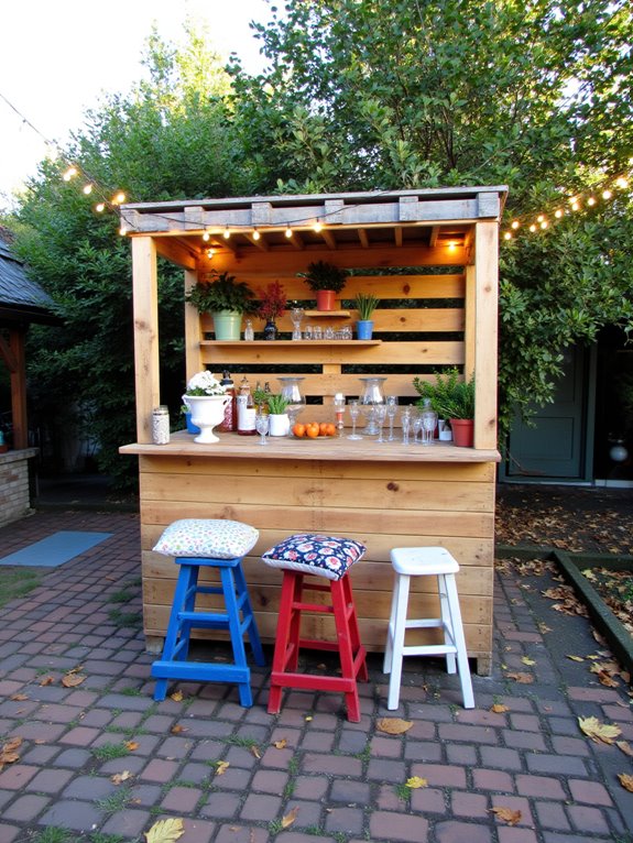 outdoor bar theme ideas