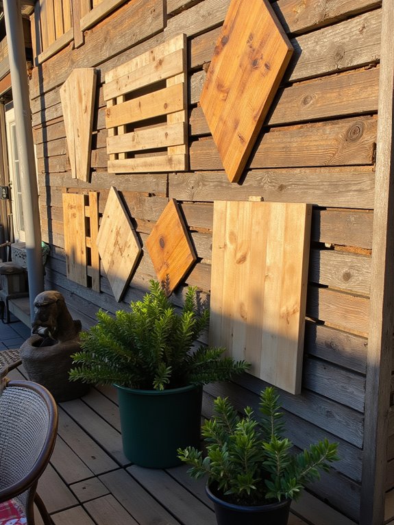 pallet art for patios