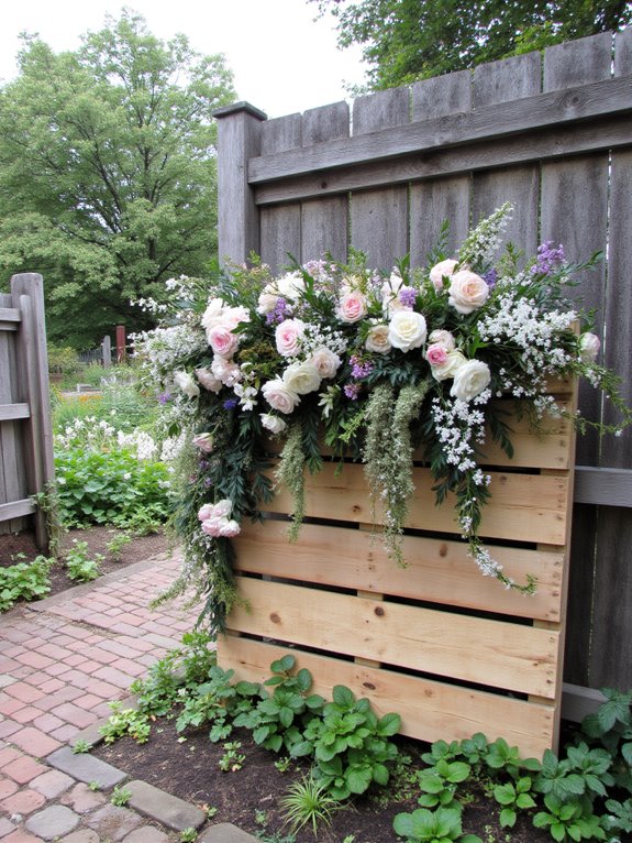 pallet backdrop diy project