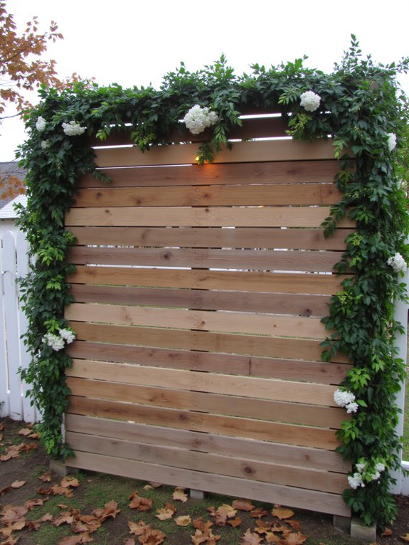 pallet backdrop for weddings